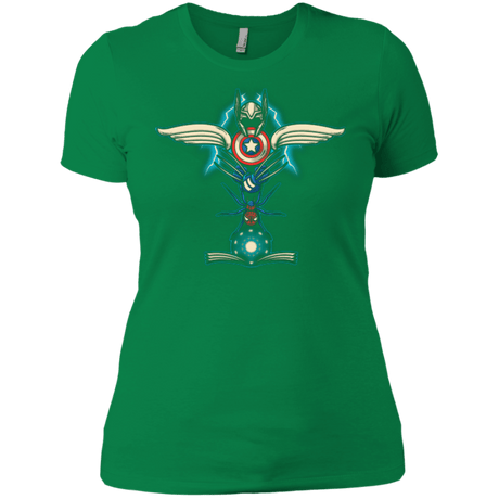 T-Shirts Kelly Green / X-Small HERO TOTEM Women's Premium T-Shirt