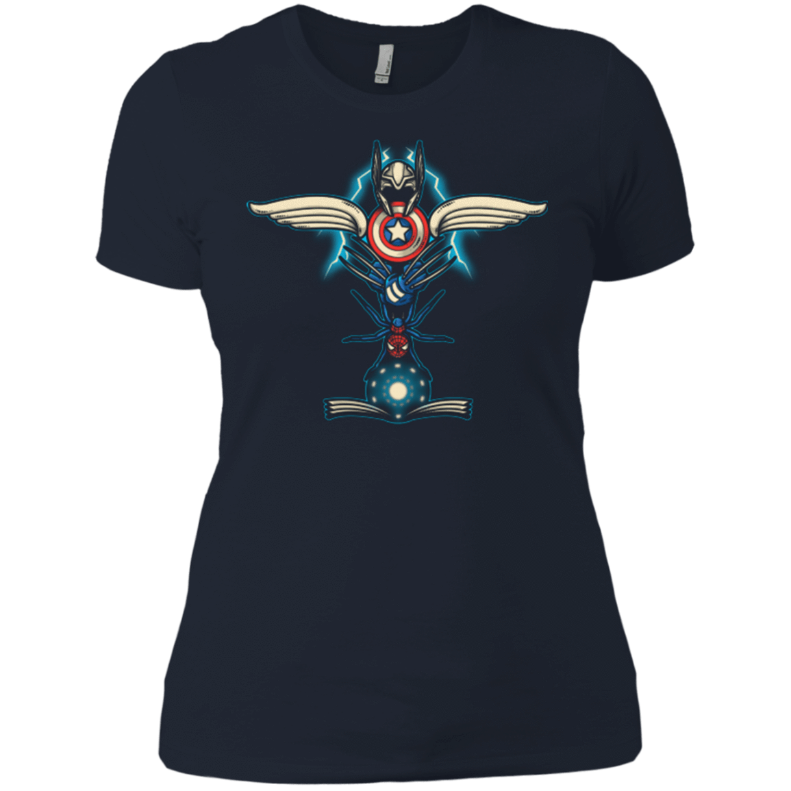 T-Shirts Midnight Navy / X-Small HERO TOTEM Women's Premium T-Shirt