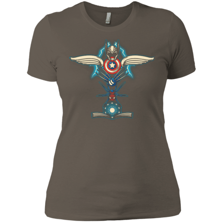 T-Shirts Warm Grey / X-Small HERO TOTEM Women's Premium T-Shirt