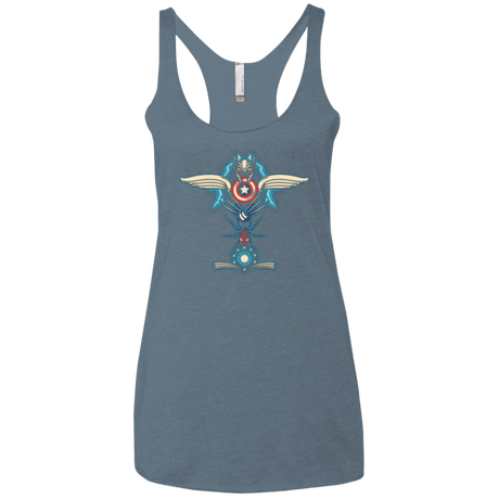 T-Shirts Indigo / X-Small HERO TOTEM Women's Triblend Racerback Tank