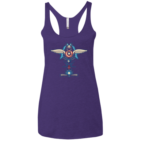 T-Shirts Purple / X-Small HERO TOTEM Women's Triblend Racerback Tank