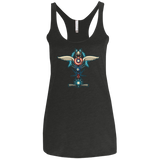T-Shirts Vintage Black / X-Small HERO TOTEM Women's Triblend Racerback Tank