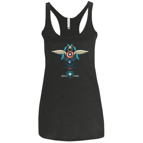 T-Shirts Vintage Black / X-Small HERO TOTEM Women's Triblend Racerback Tank