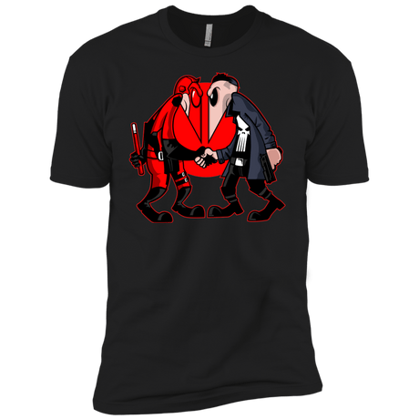 T-Shirts Black / YXS Hero vs Antihero Boys Premium T-Shirt