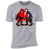 T-Shirts Heather Grey / YXS Hero vs Antihero Boys Premium T-Shirt