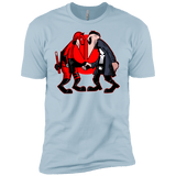 T-Shirts Light Blue / YXS Hero vs Antihero Boys Premium T-Shirt