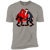 T-Shirts Light Grey / YXS Hero vs Antihero Boys Premium T-Shirt