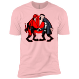 T-Shirts Light Pink / YXS Hero vs Antihero Boys Premium T-Shirt