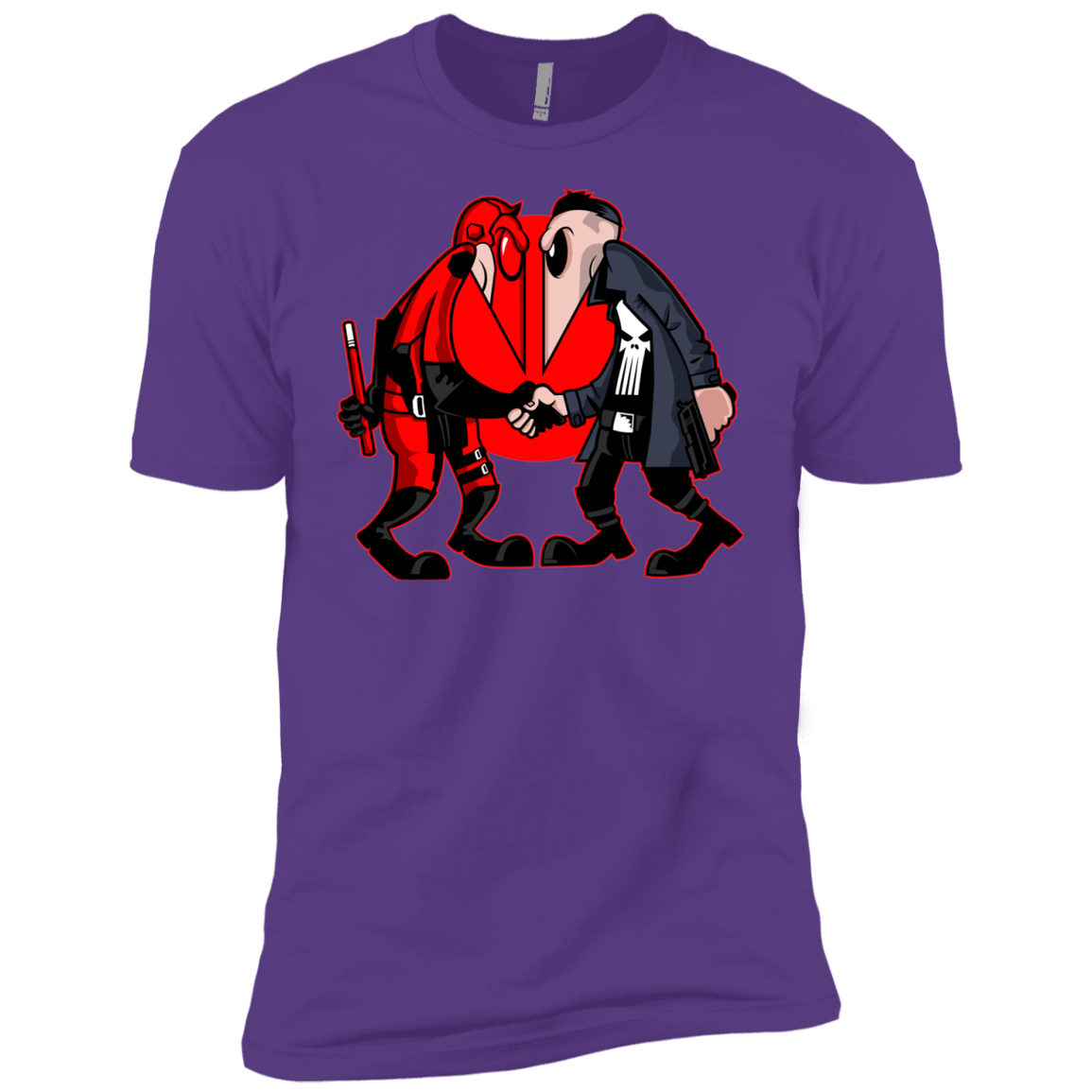 T-Shirts Purple Rush / YXS Hero vs Antihero Boys Premium T-Shirt