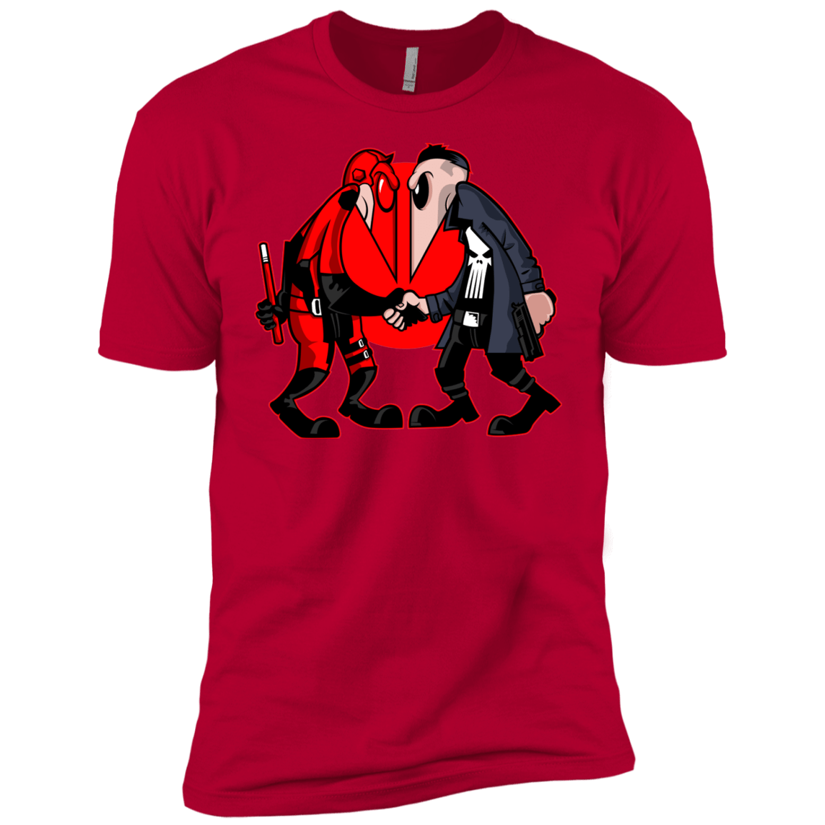 T-Shirts Red / YXS Hero vs Antihero Boys Premium T-Shirt