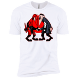 T-Shirts White / YXS Hero vs Antihero Boys Premium T-Shirt