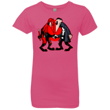 T-Shirts Hot Pink / YXS Hero vs Antihero Girls Premium T-Shirt