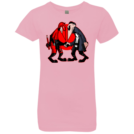 T-Shirts Light Pink / YXS Hero vs Antihero Girls Premium T-Shirt