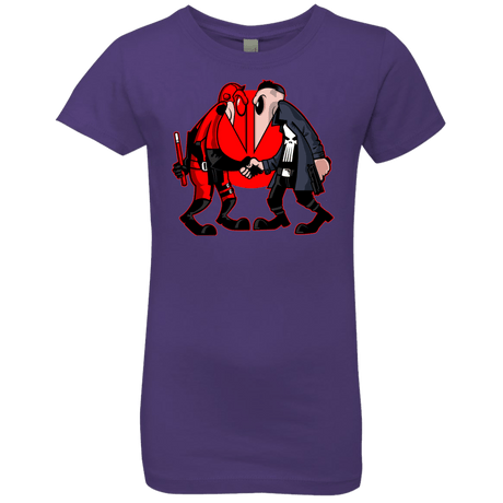 T-Shirts Purple Rush / YXS Hero vs Antihero Girls Premium T-Shirt