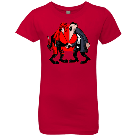 T-Shirts Red / YXS Hero vs Antihero Girls Premium T-Shirt