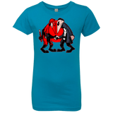 T-Shirts Turquoise / YXS Hero vs Antihero Girls Premium T-Shirt