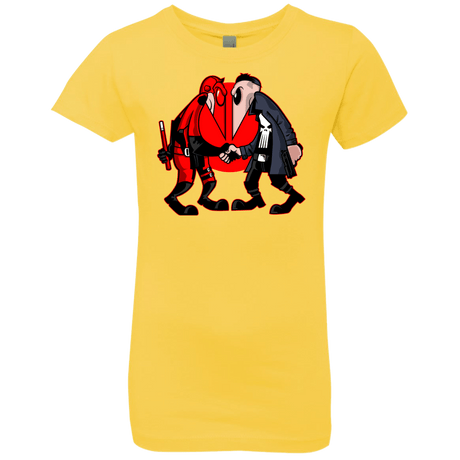 T-Shirts Vibrant Yellow / YXS Hero vs Antihero Girls Premium T-Shirt