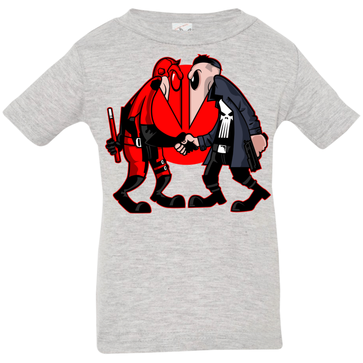 T-Shirts Heather Grey / 6 Months Hero vs Antihero Infant Premium T-Shirt