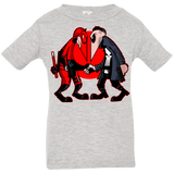 T-Shirts Heather Grey / 6 Months Hero vs Antihero Infant Premium T-Shirt