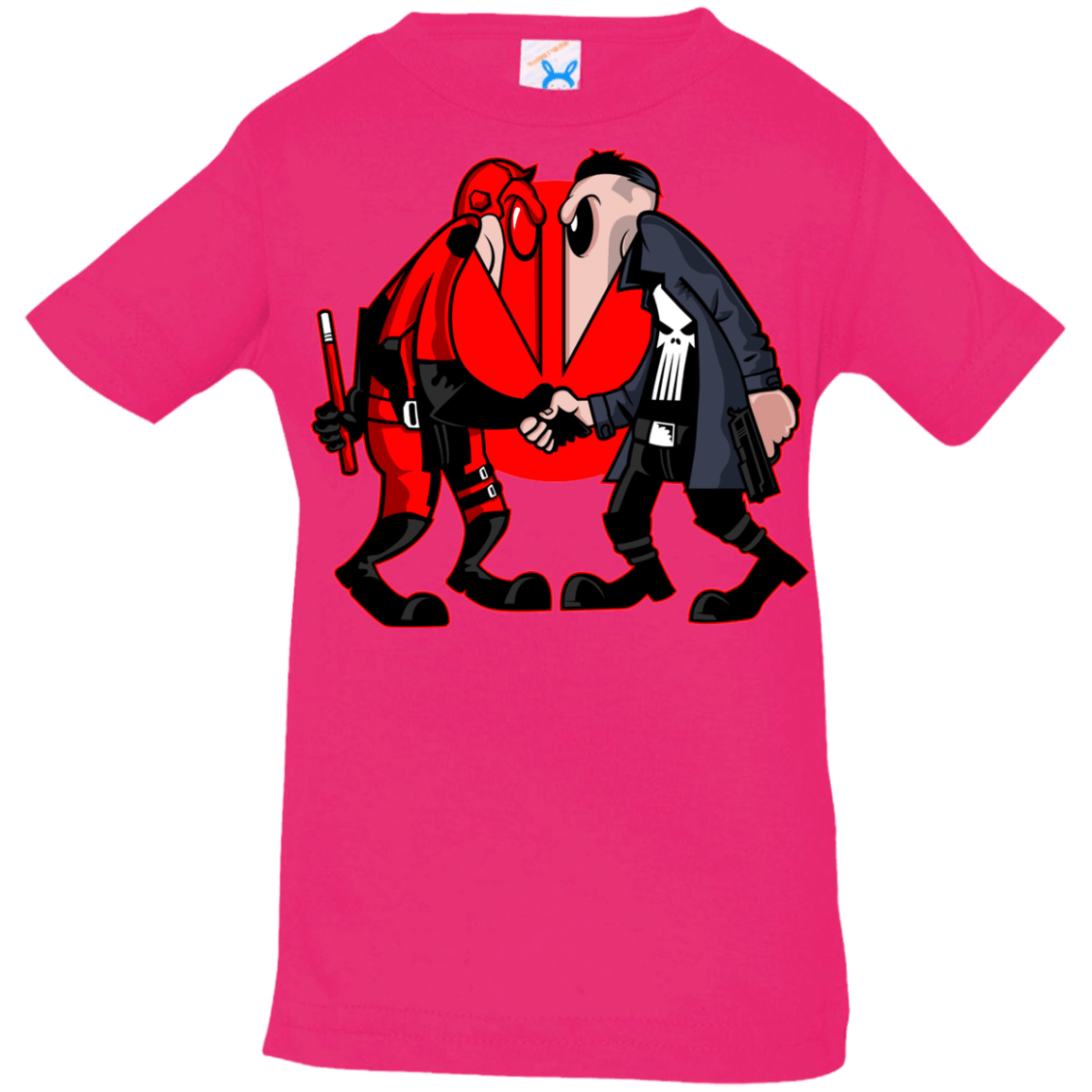 T-Shirts Hot Pink / 6 Months Hero vs Antihero Infant Premium T-Shirt