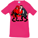 T-Shirts Hot Pink / 6 Months Hero vs Antihero Infant Premium T-Shirt