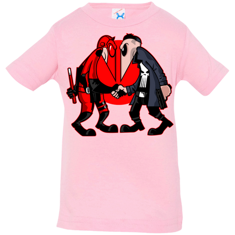 T-Shirts Pink / 6 Months Hero vs Antihero Infant Premium T-Shirt