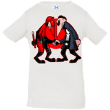 T-Shirts White / 6 Months Hero vs Antihero Infant Premium T-Shirt