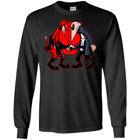 T-Shirts Black / S Hero vs Antihero Men's Long Sleeve T-Shirt