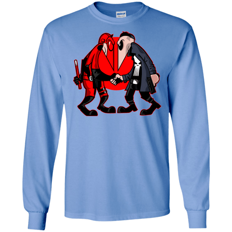 T-Shirts Carolina Blue / S Hero vs Antihero Men's Long Sleeve T-Shirt