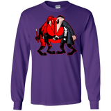 T-Shirts Purple / S Hero vs Antihero Men's Long Sleeve T-Shirt