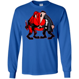 T-Shirts Royal / S Hero vs Antihero Men's Long Sleeve T-Shirt