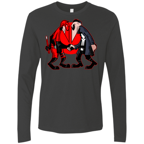 T-Shirts Heavy Metal / S Hero vs Antihero Men's Premium Long Sleeve