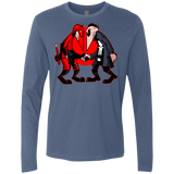 T-Shirts Indigo / S Hero vs Antihero Men's Premium Long Sleeve