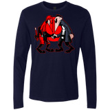 T-Shirts Midnight Navy / S Hero vs Antihero Men's Premium Long Sleeve