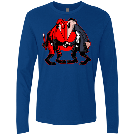 T-Shirts Royal / S Hero vs Antihero Men's Premium Long Sleeve