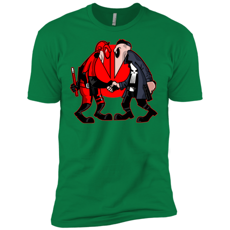 T-Shirts Kelly Green / X-Small Hero vs Antihero Men's Premium T-Shirt