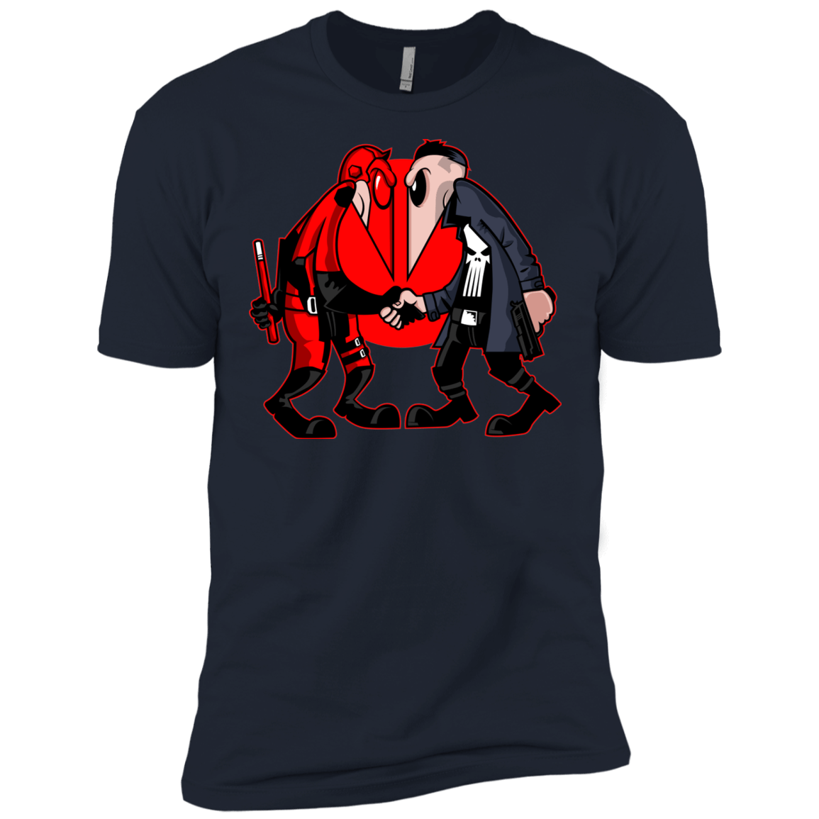 T-Shirts Midnight Navy / X-Small Hero vs Antihero Men's Premium T-Shirt