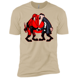 T-Shirts Sand / X-Small Hero vs Antihero Men's Premium T-Shirt