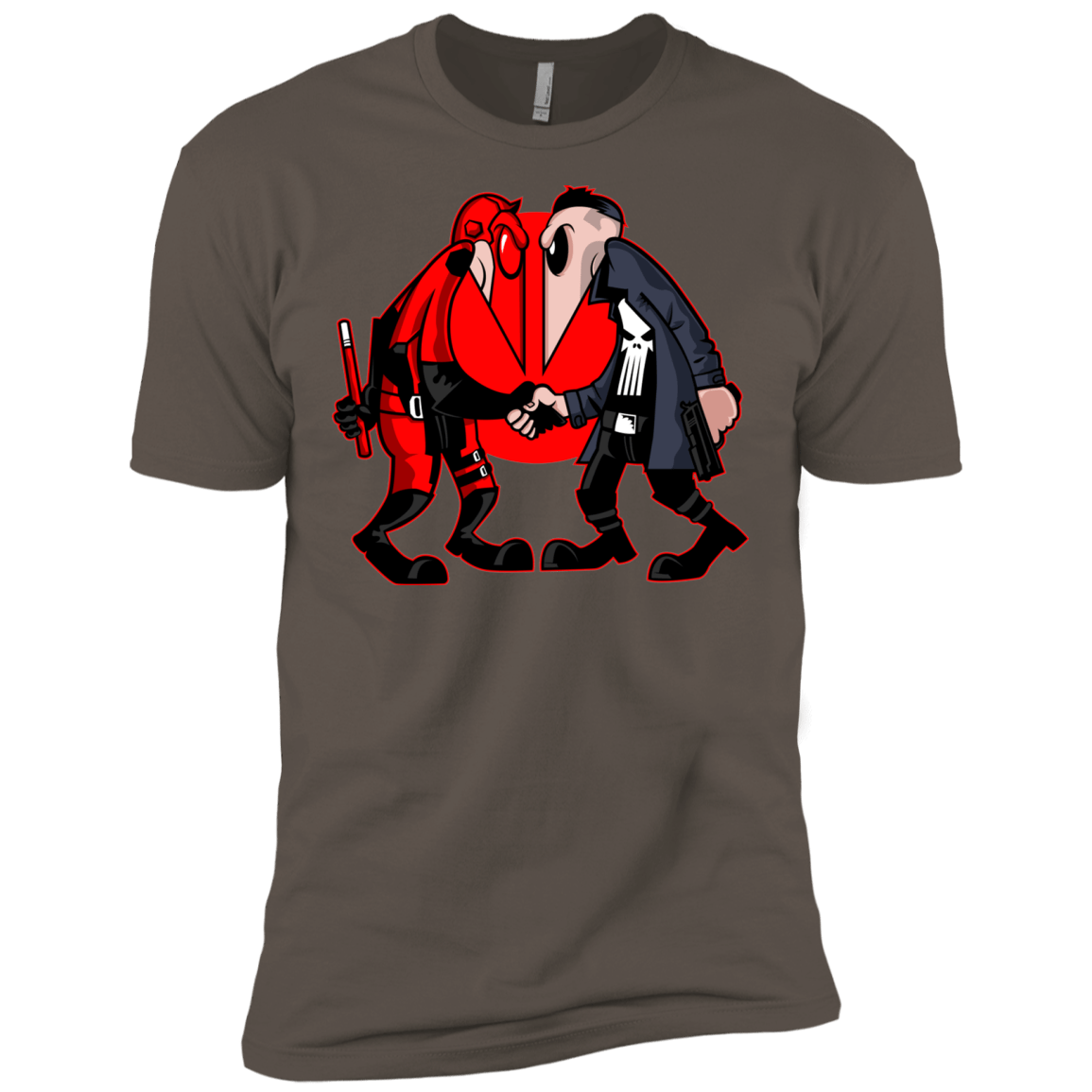 T-Shirts Warm Grey / X-Small Hero vs Antihero Men's Premium T-Shirt