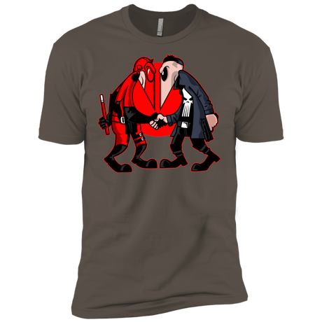 T-Shirts Warm Grey / X-Small Hero vs Antihero Men's Premium T-Shirt