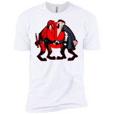 T-Shirts White / X-Small Hero vs Antihero Men's Premium T-Shirt