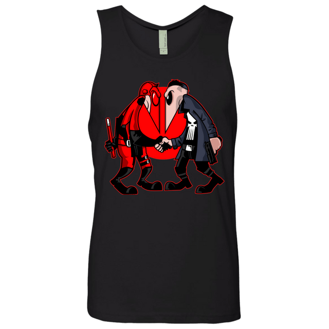 T-Shirts Black / S Hero vs Antihero Men's Premium Tank Top