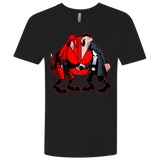 T-Shirts Black / X-Small Hero vs Antihero Men's Premium V-Neck