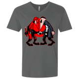 T-Shirts Heavy Metal / X-Small Hero vs Antihero Men's Premium V-Neck