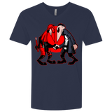 T-Shirts Midnight Navy / X-Small Hero vs Antihero Men's Premium V-Neck