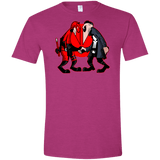 T-Shirts Antique Heliconia / S Hero vs Antihero Men's Semi-Fitted Softstyle