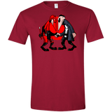 T-Shirts Cardinal Red / S Hero vs Antihero Men's Semi-Fitted Softstyle