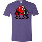 T-Shirts Heather Purple / S Hero vs Antihero Men's Semi-Fitted Softstyle