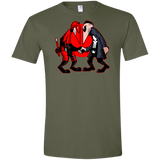 T-Shirts Military Green / S Hero vs Antihero Men's Semi-Fitted Softstyle