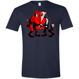 T-Shirts Navy / X-Small Hero vs Antihero Men's Semi-Fitted Softstyle